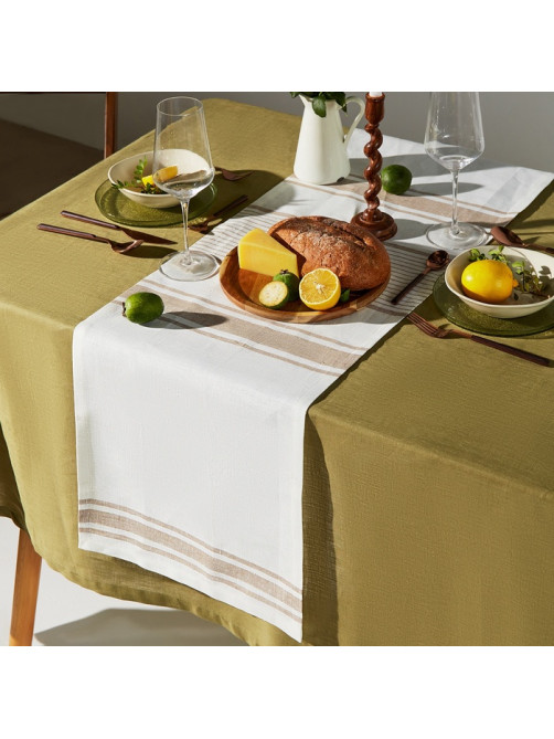 Дорожка SL HOME Persistent, 40×142±3 см, лён 100%, 260 г/м²