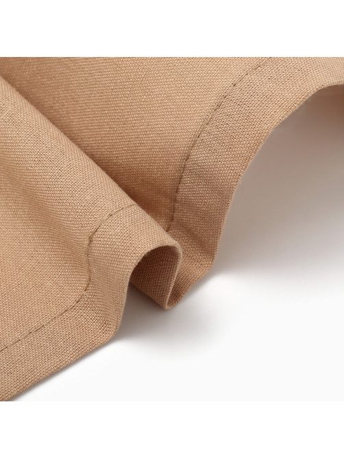 Дорожка на стол «Этель» ECO, 40×136 см, 70% хлопок, 30% лён, 190 г/м², бежевая