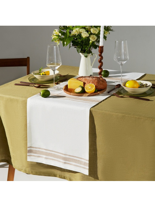 Дорожка SL HOME Persistent, 40×142±3 см, лён 100%, 260 г/м²