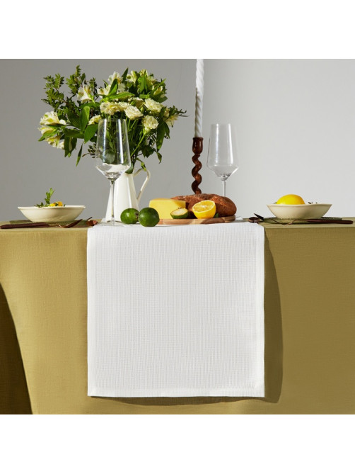 Дорожка SL HOME Facile, 40×142±3 см, лён 100%, 210 г/м²