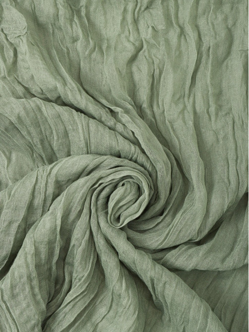 Дорожка на стол «Этель» Ethereality, жатая, 90×180 см, зелёная
