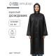 Дождевик - плащ, взрослый, размер 44-50, ЭВА матовая 140 г, чёрный