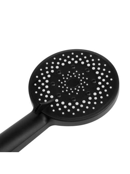 Лейка для душа ZEIN Z3641, d=120 мм, 5 режимов, пластик, чёрная