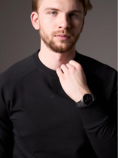 Толстовка мужская MIST Men's collection, размер 48, чёрный