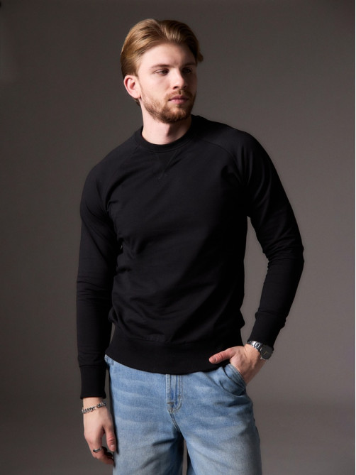 Толстовка мужская MIST Men's collection, размер 48, чёрный
