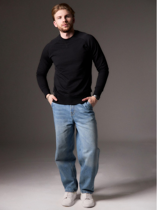 Толстовка мужская MIST Men's collection, размер 48, чёрный