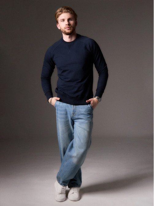 Толстовка мужская MIST Men's collection, размер 48, синяя
