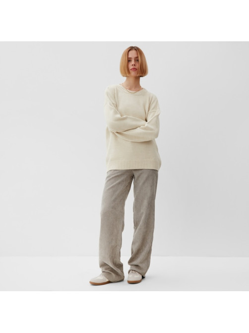 Джемпер женский MINAKU: Knitwear collection, бежевый, размер 46-48