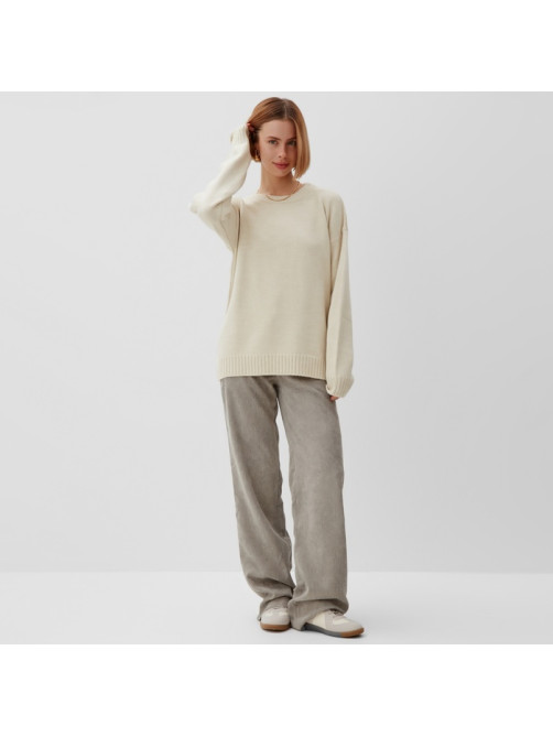 Джемпер женский MINAKU: Knitwear collection, бежевый, размер 50-52