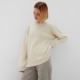 Джемпер женский MINAKU: Knitwear collection, бежевый, размер 46-48