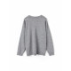 Джемпер женский MINAKU: Knitwear collection, светло-серый, размер 50-52