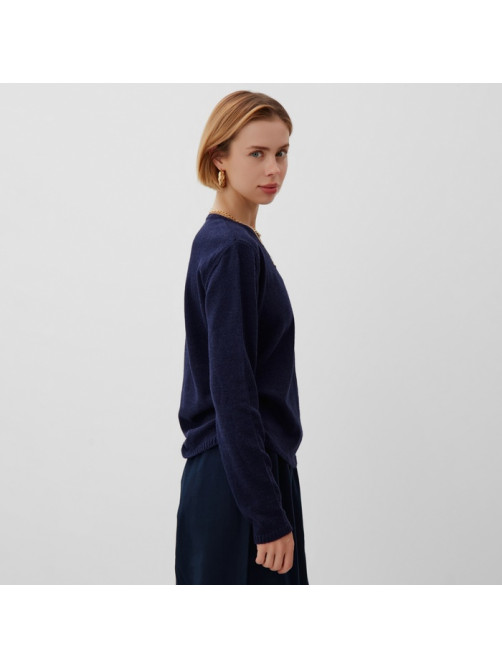 Джемпер женский MINAKU: Knitwear collection, синий, размер 42-44