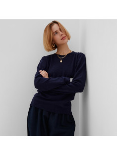 Джемпер женский MINAKU: Knitwear collection, синий, размер 50-52