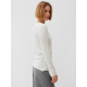 Джемпер женский MINAKU: Knitwear collection, цвет молочный, размер 48