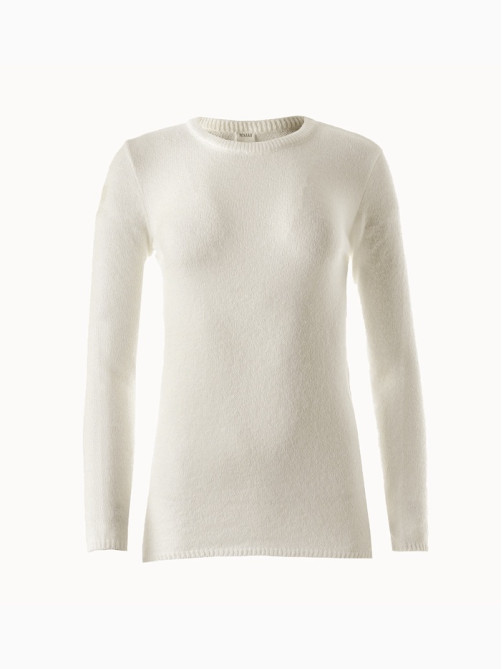 Джемпер женский MINAKU: Knitwear collection, цвет молочный, размер 44