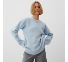 Джемпер женский MINAKU: Knitwear collection, светло-голубой, размер 46-48
