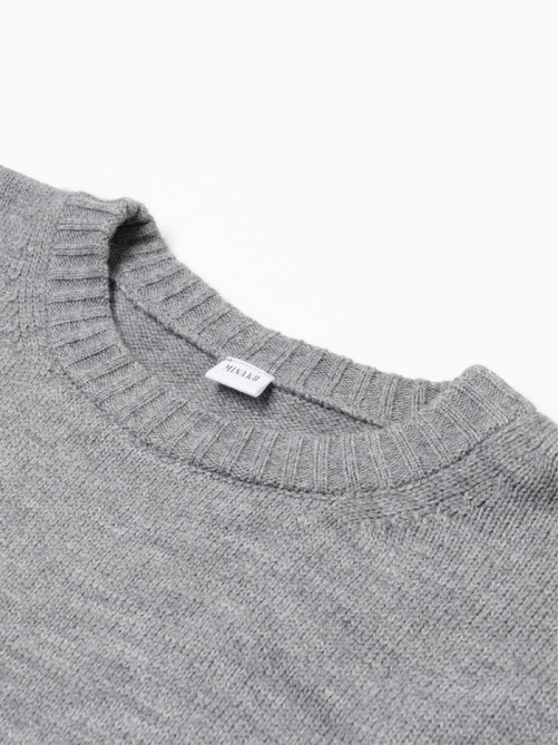 Джемпер женский MINAKU: Knitwear collection, светло-серый, размер 50-52