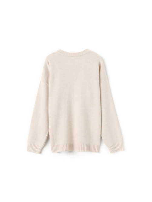 Джемпер женский MINAKU: Knitwear collection, бежевый, размер 46-48
