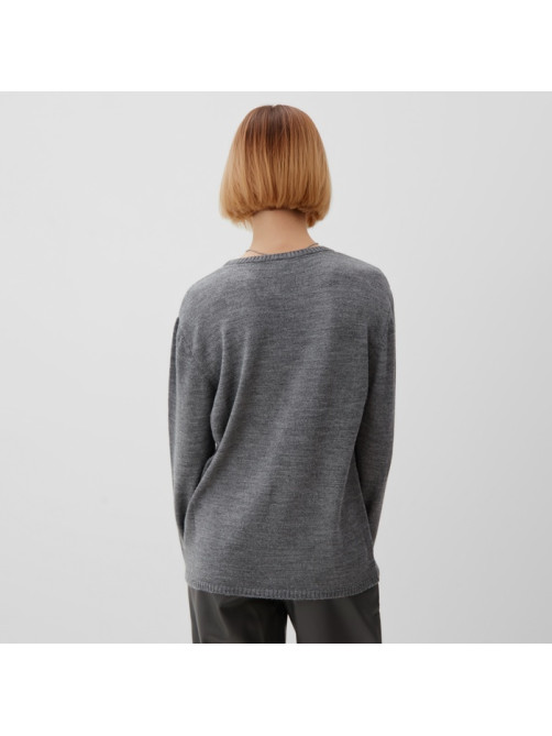 Джемпер женский MINAKU: Knitwear collection, серый, размер 42-44