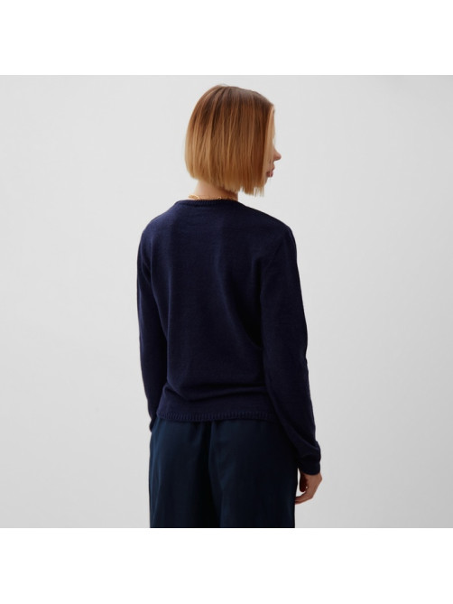 Джемпер женский MINAKU: Knitwear collection, синий, размер 46-48