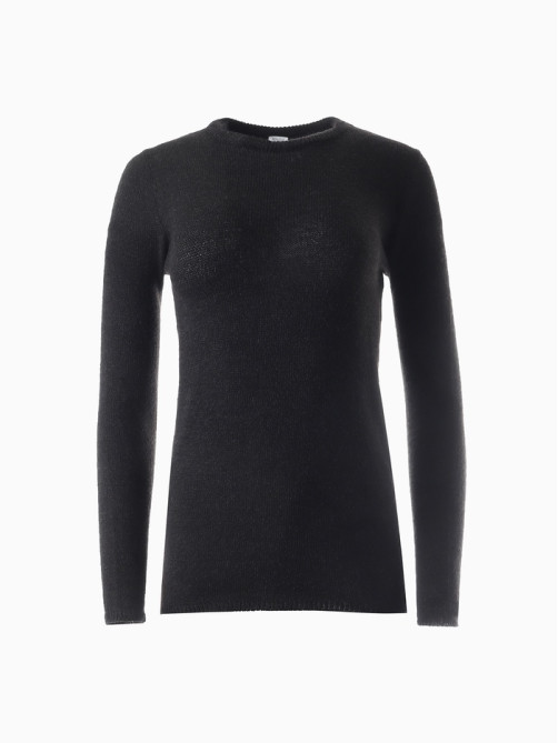 Джемпер женский MINAKU: Knitwear collection, чёрный, размер 50