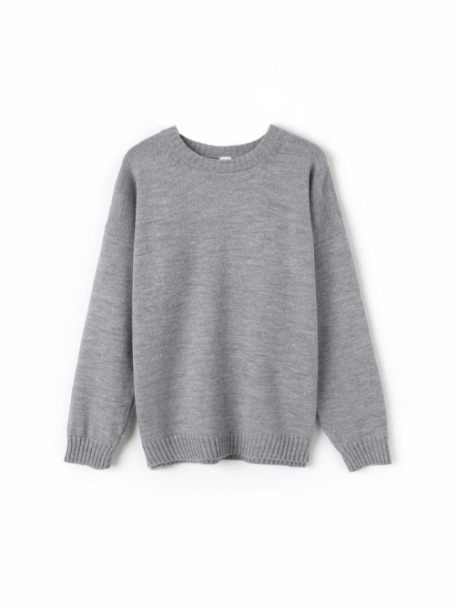 Джемпер женский MINAKU: Knitwear collection, светло-серый, размер 42-44