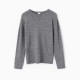 Джемпер женский MINAKU: Knitwear collection, серый, размер 42-44