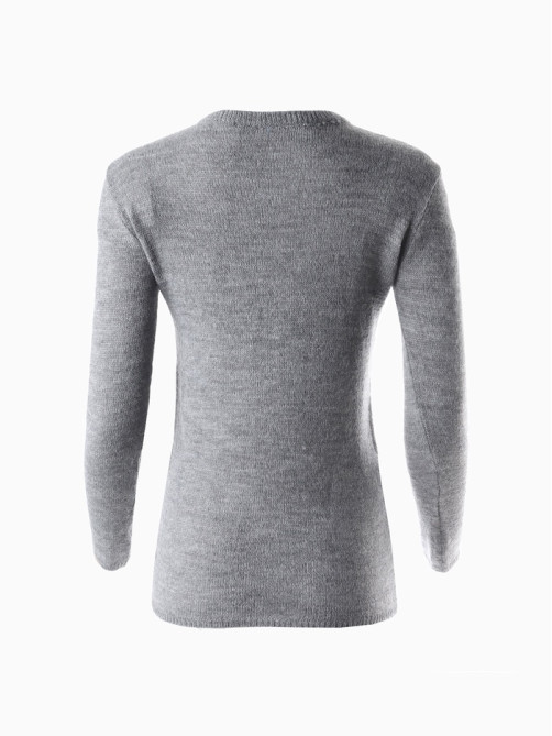 Джемпер женский MINAKU: Knitwear collection, серый, размер 50