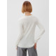 Джемпер женский MINAKU: Knitwear collection, цвет молочный, размер 48
