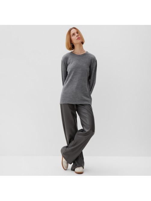 Джемпер женский MINAKU: Knitwear collection, серый, размер 50-52