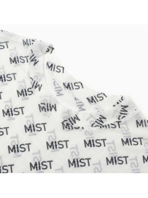 Лонгслив женский сетка MIST, белый, размер 40-42 (XS-S)