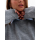 Джемпер женский MINAKU: Knitwear collection, светло-серый, размер 50-52