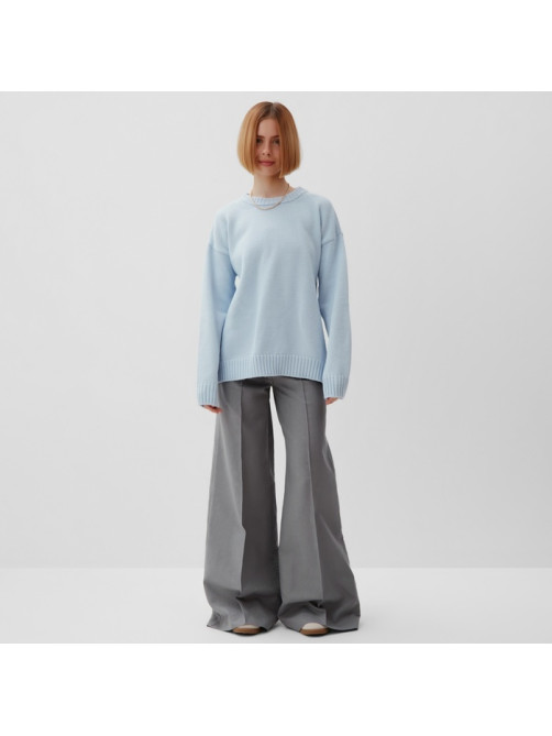 Джемпер женский MINAKU: Knitwear collection, светло-голубой, размер 46-48