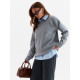 Джемпер женский MINAKU: Knitwear collection, светло-серый, размер 50-52