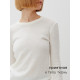 Джемпер женский MINAKU: Knitwear collection, цвет молочный, размер 46