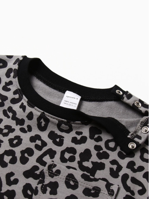Джемпер для девочки «Крошка Я» Trendy grey, рост 92-98 см