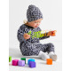 Джемпер для девочки «Крошка Я» Trendy grey, рост 86-92 см