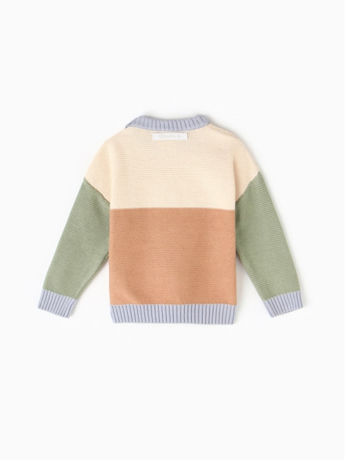 Джемпер детский «Крошка Я» Colourblock, рост 68-74 см