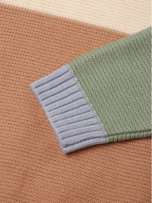 Джемпер детский «Крошка Я» Colourblock, рост 68-74 см