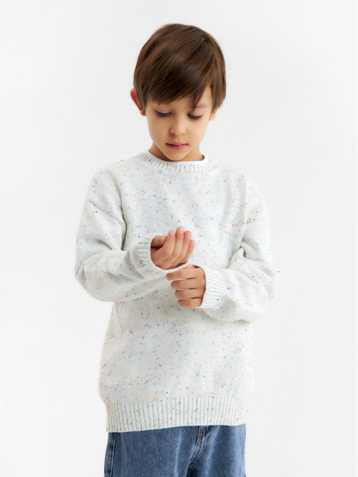 Джемпер детский KAFTAN, белый, размер 30 (98-104 см)