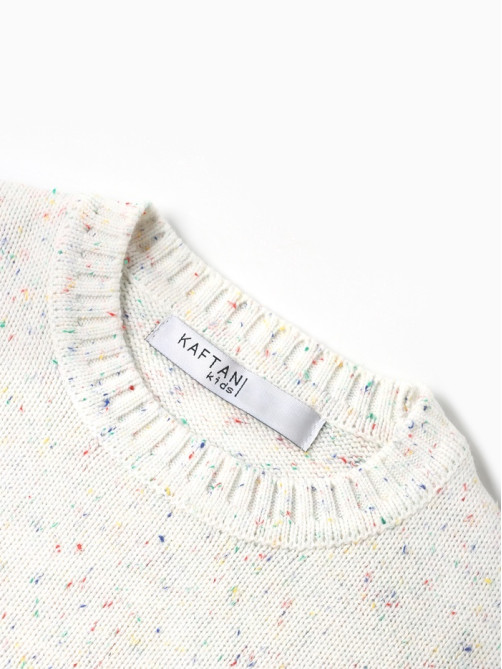 Джемпер детский KAFTAN, белый, размер 30 (98-104 см)