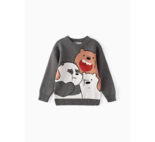 Джемпер для мальчика KAFTAN: Hello, серый, размер 34 (122-128 см)