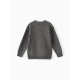 Джемпер для мальчика KAFTAN: Hello, серый, размер 36 (134-140 см)
