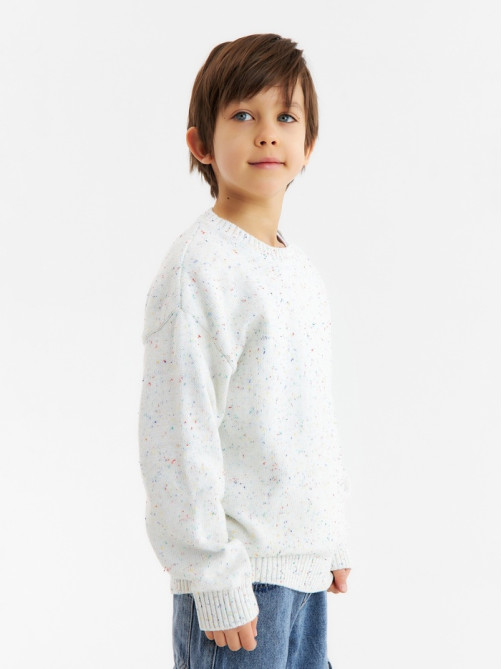 Джемпер детский KAFTAN, белый, размер 30 (98-104 см)