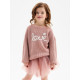 Джемпер для девочки KAFTAN: Love, розовый, размер 32 (110-116 см)