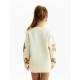 Джемпер для девочки KAFTAN «Цветы», бежевый, размер 38 (146-152 см)