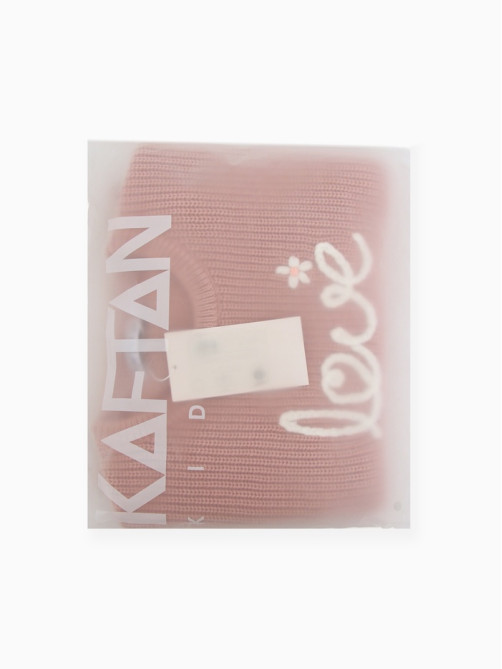Джемпер для девочки KAFTAN: Love, розовый, размер 32 (110-116 см)
