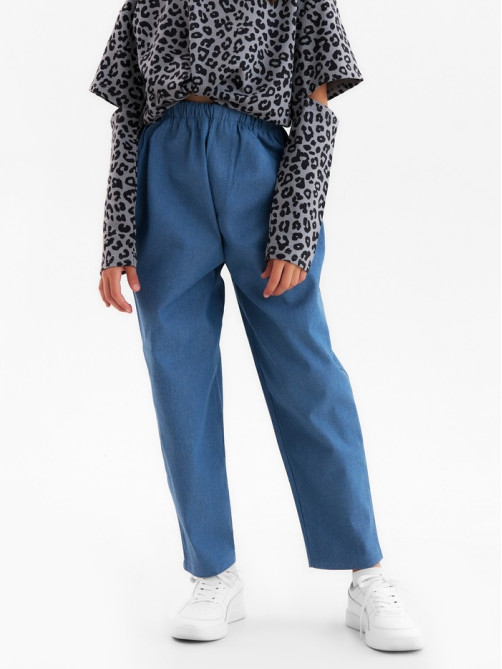 Джинсы для мальчика MINAKU: Jeans collection, голубые, рост 146 см