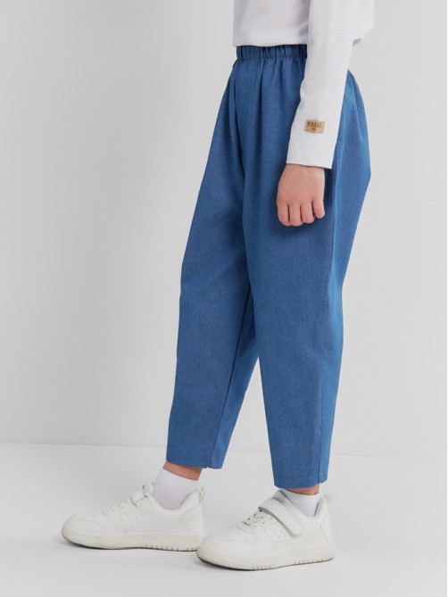 Джинсы для мальчика MINAKU: Jeans collection, голубые, рост 116 см