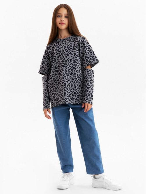 Джинсы для мальчика MINAKU: Jeans collection, голубые, рост 110 см